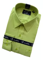 Camisas De Vestir Corte Regular Rivers Con 1 Bolsillo