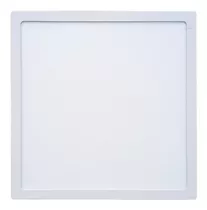 Painel Led Plafon Sobrepor 24w Quadrado Branco Frio 6500k