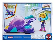 Planeadorhasbro Spidey Amazing Friends Web-spinners Ghost-spider And Glide Spinner Color Violeta