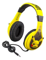 Diadema Ajustable Con Auriculares Pokemon Pikachu Para Niños