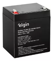 Elgin 12v 5ah Vrla Selada (nobreaks, Automação, Balanças)