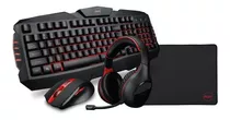  Kit Dazz Arsenal 4 Em 1 Teclado - Mouse - Mousepad - Headse