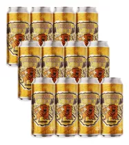 Cerveza Rubia Artesanal Baum Maldita Honey Lata 473ml X12u