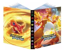 Álbum Grande Pokémon Porta 432 Cartas Tcg Cards Charizard