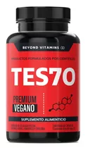 Testo Vitaminas Para Hombres | Completo Con 10 Ingredientes | Maca Negra, Fenogreco, Creatina, Arginina, Cúrcuma, Zinc Y Más | Precursor Natural | Testosterona 180 Cápsulas