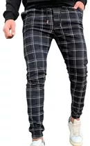 Pantalón Jogger Escocés Chupin Elastizado Gales Cuadrillé