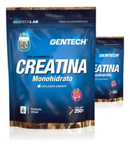 Creatina Monohidrato Gentech En Polvo Suplemento X 250 G