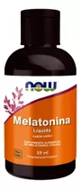 Melatonina Importada Now Foods Líquida Para Regular O Sono