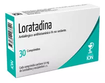 Loratadina Ion 30 Comprimidos