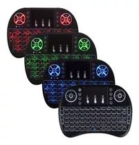 Mini Teclado Air Mouse Touch Sem Fio Tv Wireless C Luz