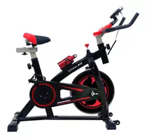 Bicicleta Fija Spinning Gadnic Fit Pro Botellita Garantia Color Negro/rojo