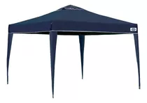 Mor Gazebo X-flex Oxford Silvercoating Cor Azul-escuro