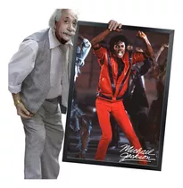 Quadro E Moldura Michael Jackson Smooth Criminal 84x60cm