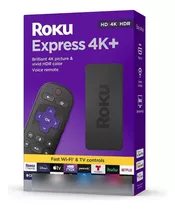 Roku Express 4k+ 3941rw Full Hd Hdr Disney+ Wifi Control Voz