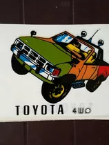 Calco Autoadhesivo.toyota 4x4 Wo.