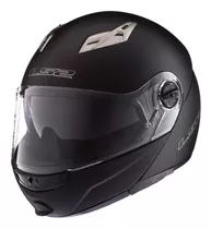 Casco Para Moto Rebatible Ls2 Easy Ff370  Matt Black Talle S 