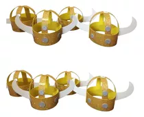 Cotillon Goma Eva Gorros Vikingos Medieval  Infantil X5