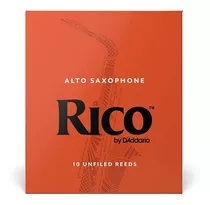 Rico Cañas Sax Alto (caja Con 10) Nivel De Dureza Dureza 2.5
