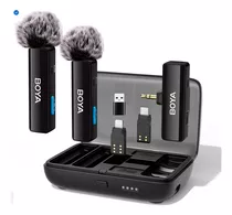 Micrófonos Profesionales De Solapa Condensador Boya Boyalink Para Celualar Tipo C - iPhone- Cámara Y Computador
