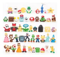 Super Mario Figura Muñeco Juguetes Set 48 Piezas Yoshi Luigi