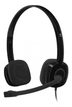 Headset Com Fio P2 Logitech H151 Stereo Microfone Original