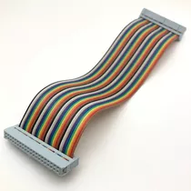 Cabo Flat Cable Raspberry Pi Rainbow 40 Vias Gpio Ide Femea