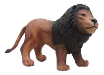 Leao Rei Da Selva Animais Da Selva Borracha 37 Cm Africano