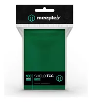 Sleeve Shield Tcg Matte: Verde - Meeple Br