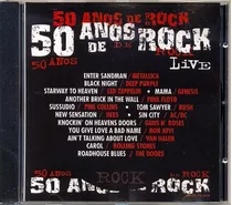 Cd 50 Anos De Rock Live Vários