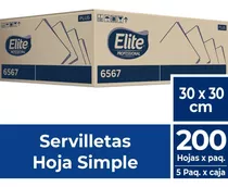 Servilletas Cristal Elite 30x30 Cm Paq X1000 