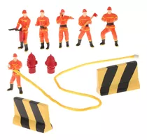 Figuras De Bomberos En Miniatura De Resina Escala 1:50 Para