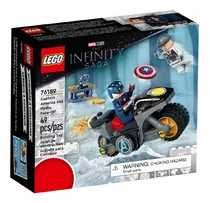 O Confronto Entre Capitão América E Hydra Marvel Lego Quantidade De Peças 49