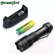 Lt515/  Linterna Skywolfeye Cree Q5+car+pila