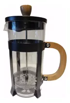 Cafetera Con Embolo Francesa Tetera 600cc Bambu Color Negro