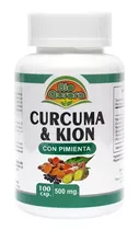 Cúrcuma & Kión Con Pimienta 500 Mg | 100 Cápsulas