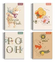 Cuaderno Cuarta Winnie The Pooh 100h Proarte Paquete X 4