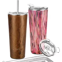 Thily Acero Inoxidable Tumbler Aislante Travel Mug 26 Qqcst