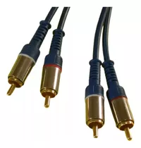 Cable Audio Stereo 2 Rca  2 Rca Mallado Reforzados 10 Metros