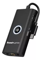 Amplificador Portátil Creative Sound Blaster X G3 Plug&play Color Negro