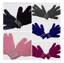 Guantes Tejidos Para Niños Talla Unica Unisex 