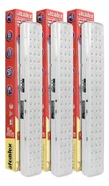 Luz Emergencia Led Atomlux 2020 Litio Slim 60 Leds Pack X3