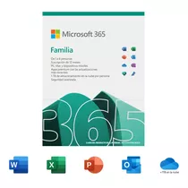 Software 2021 Microsoft 365 Familiar 6gq-01604 Físico 1 Año