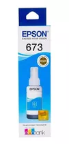 Refil De Tinta Epson Original 673 Ciano L800 L805 L810 L850 