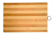 Tabla De Cocina Bamboo Bambú Cortar Pizza Asado 38x28cm