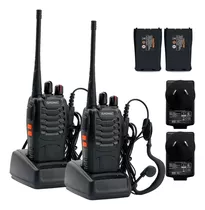 Handy Radio Uhf Walkie Talkie 16ch Vox Gadnic Kit X 2 + Auri