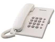 Panasonic Telefono Mesa Kx Ts500  Blanco/negro Ideal Oficina Seacom Distribuidor Oficial Panasonic Local Congreso