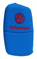 Funda Azul 3bot Silicona Llave Vw Golf Bora Vento Passat Mym