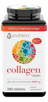 Colageno Hydrolizado Youtheory Biotina 390 Tabletas American