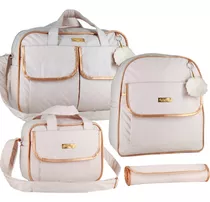 Kit Saída Maternidade Bolsa Bebê Com Mochila Menina/menino 