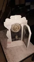 Antiguo Reloj A Pendulo Marca Ansonia A Revisar